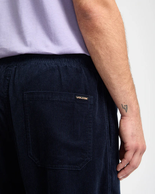Volcom Men's Psychstone Elasticated Waist Pants Navy A1212401-NVY