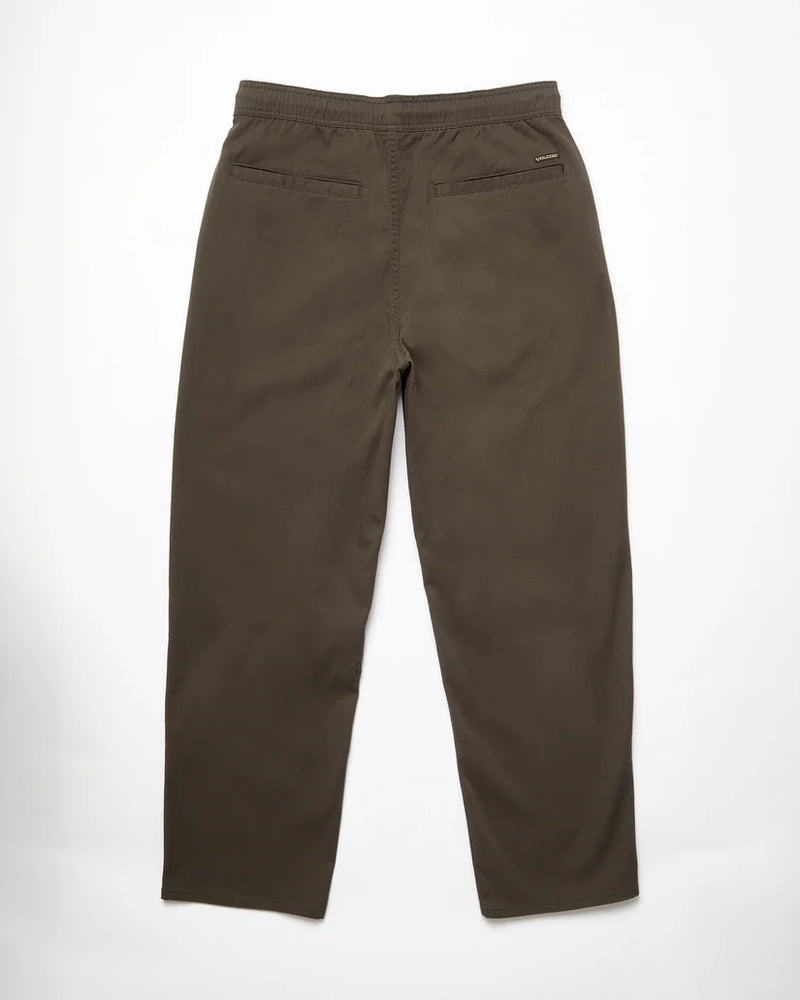 Load image into Gallery viewer, Volcom Men&#39;s Freazy Loos Elasticated Waist Pants Wren A1232408_WRE
