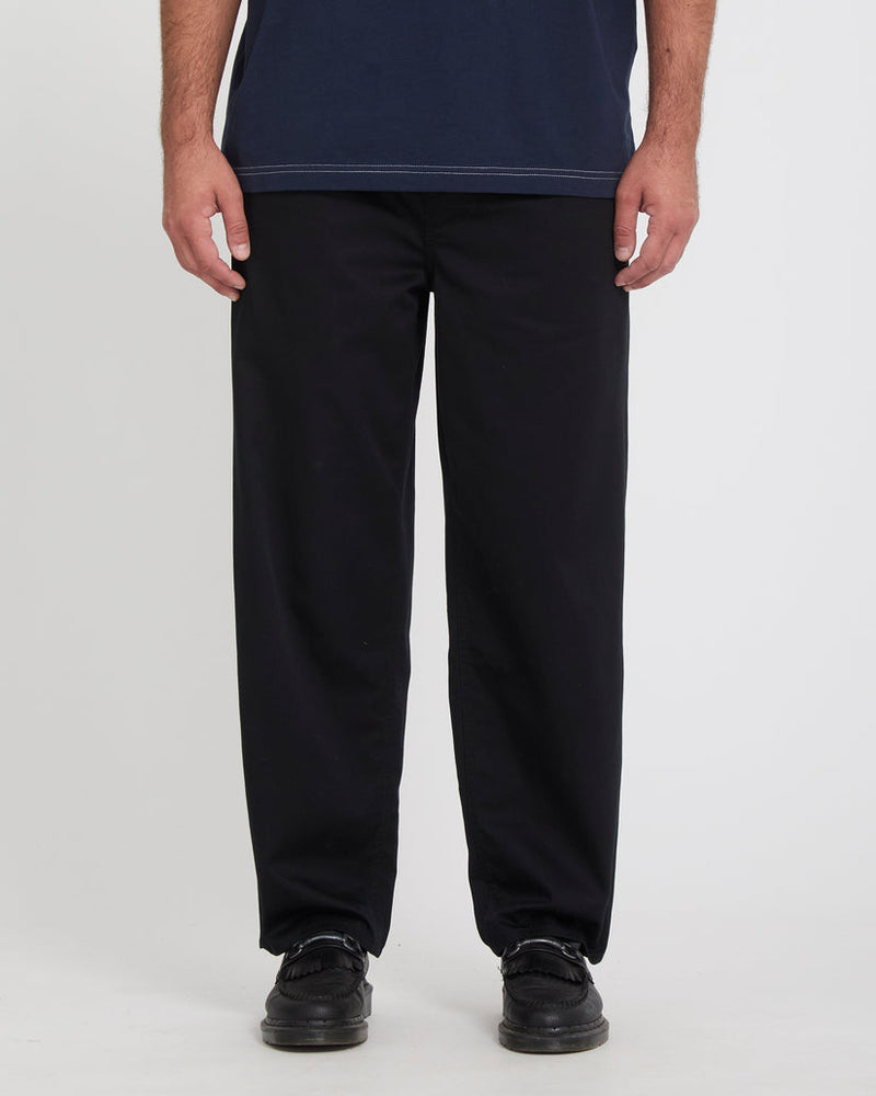 Load image into Gallery viewer, Volcom Men's Freazy Loose Pants Black A1232601-BLK
