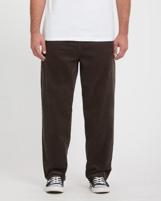 Volcom Men's Freazy Loose Corduroy Trousers Wren A1232602-WRE