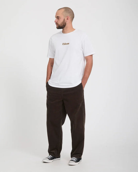 Volcom Men's Freazy Loose Corduroy Trousers Wren A1232602-WRE