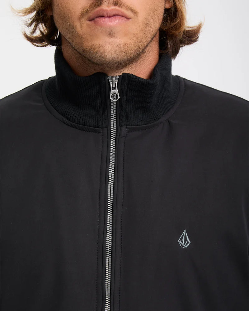 Load image into Gallery viewer, Volcom Men's Damerman Bomber Jacket Black A1632601-BLK
