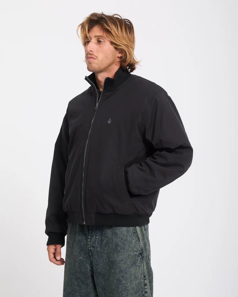 Load image into Gallery viewer, Volcom Men's Damerman Bomber Jacket Black A1632601-BLK
