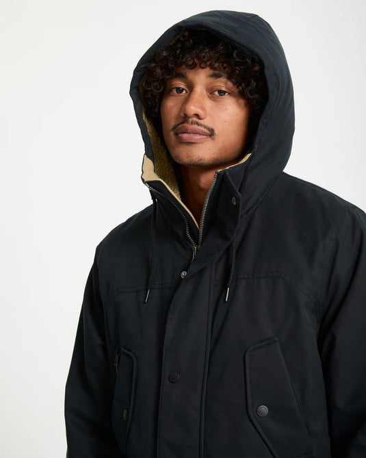 Volcom Men's Starget 5K Parka Jacket Black A1732312_BLK