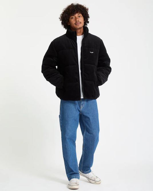 Volcom Men's Walltz Corduroy Jacket Black A1732400_SCB