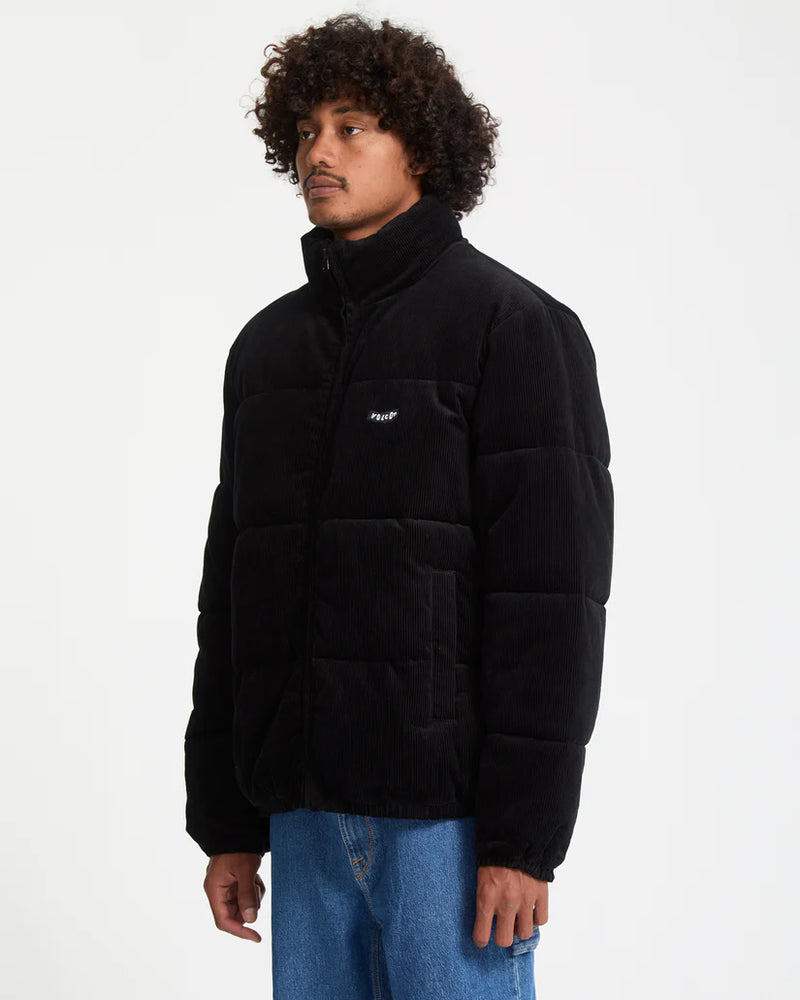 Load image into Gallery viewer, Volcom Men&#39;s Walltz Corduroy Jacket Black A1732400_SCB
