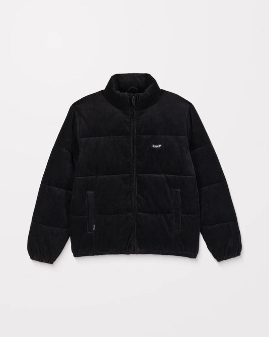 Volcom Men's Walltz Corduroy Jacket Black A1732400_SCB
