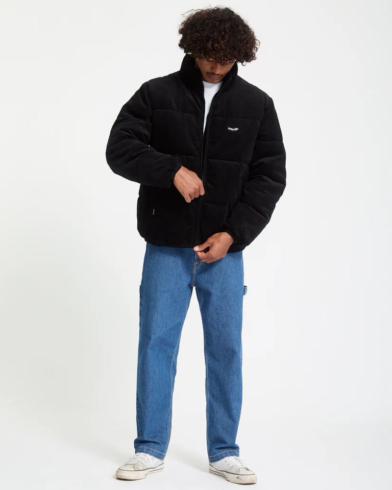Load image into Gallery viewer, Volcom Men&#39;s Walltz Corduroy Jacket Black A1732400_SCB
