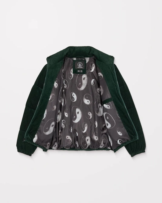 Volcom Men's Walltz Corduroy Jacket Scarab A1732400_SCB