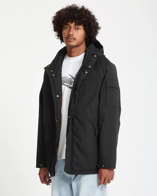 Volcom Men's Stoke Stone II 10K Jacket Black A1732407_BLK