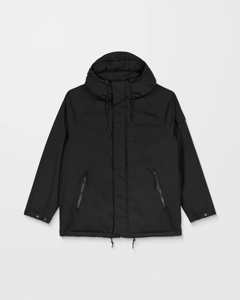 Load image into Gallery viewer, Volcom Men&#39;s Stoke Stone II 10K Jacket Black A1732407_BLK
