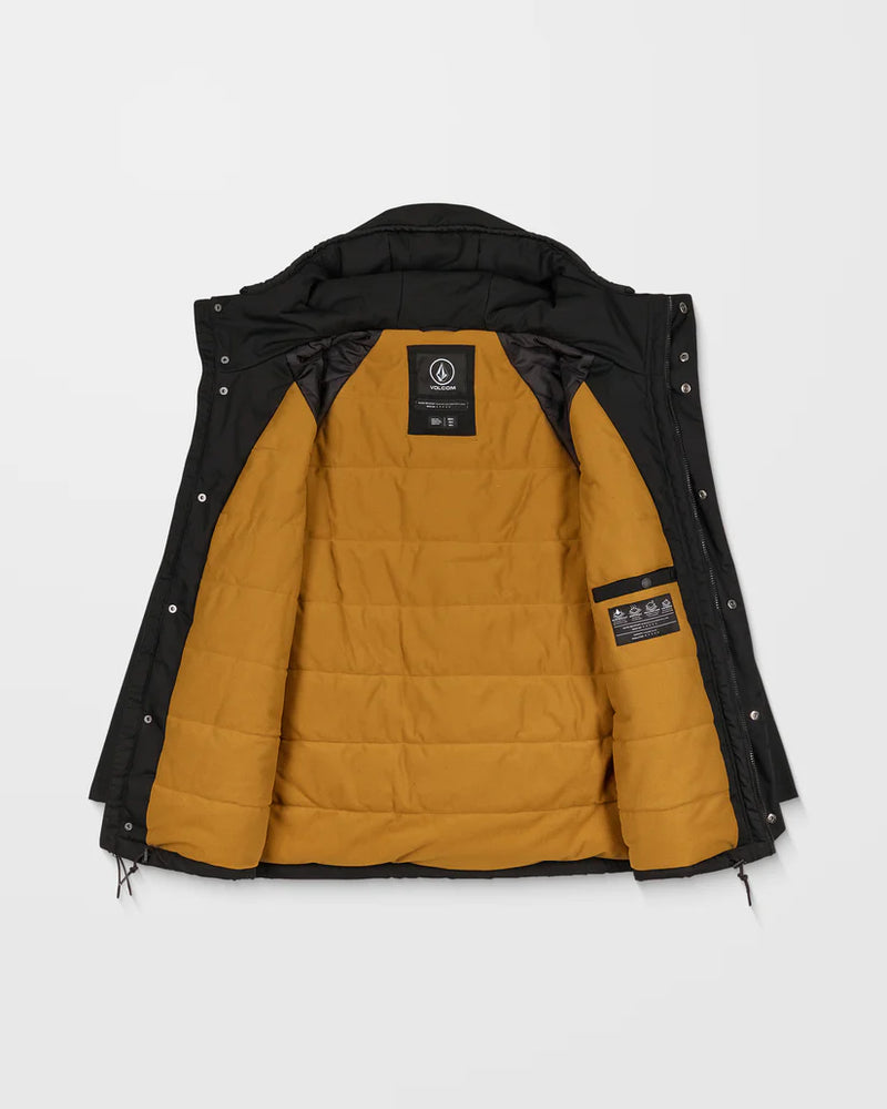 Load image into Gallery viewer, Volcom Men&#39;s Stoke Stone II 10K Jacket Black A1732407_BLK
