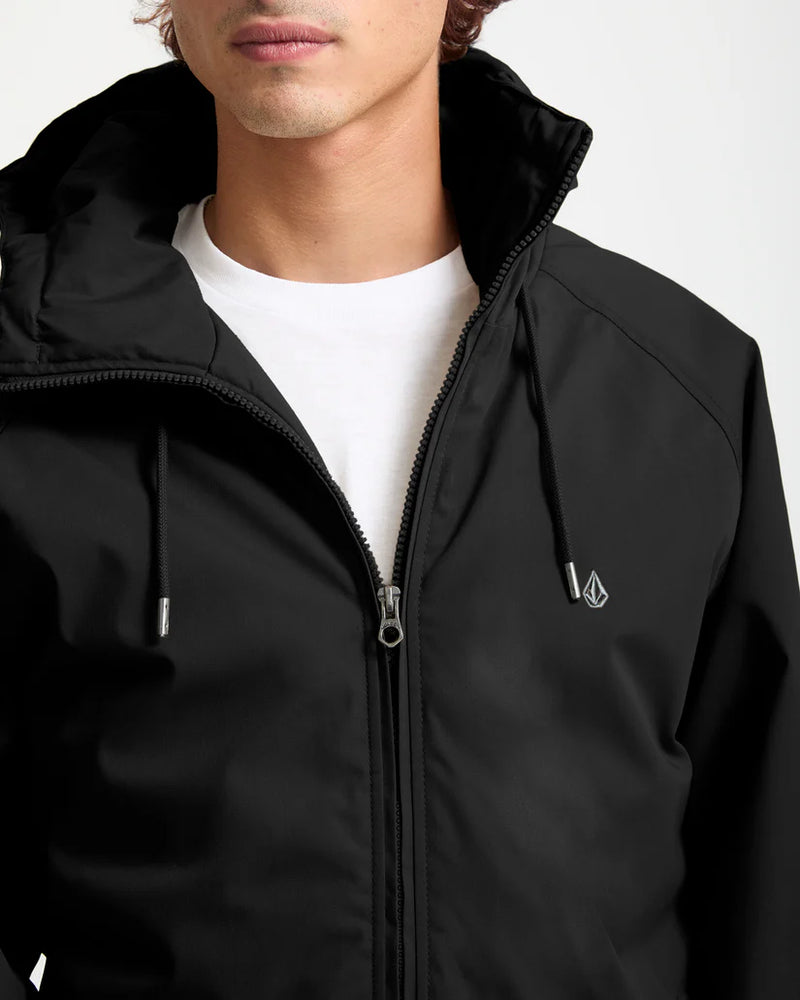 Load image into Gallery viewer, Volcom Men&#39;s Hernan 10K Jacket Black A1732408_BLK
