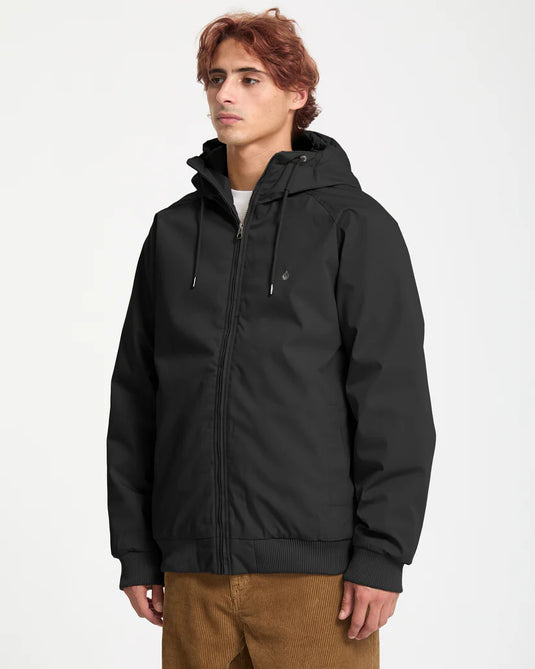 Volcom Men's Hernan 10K Jacket Black A1732408_BLK