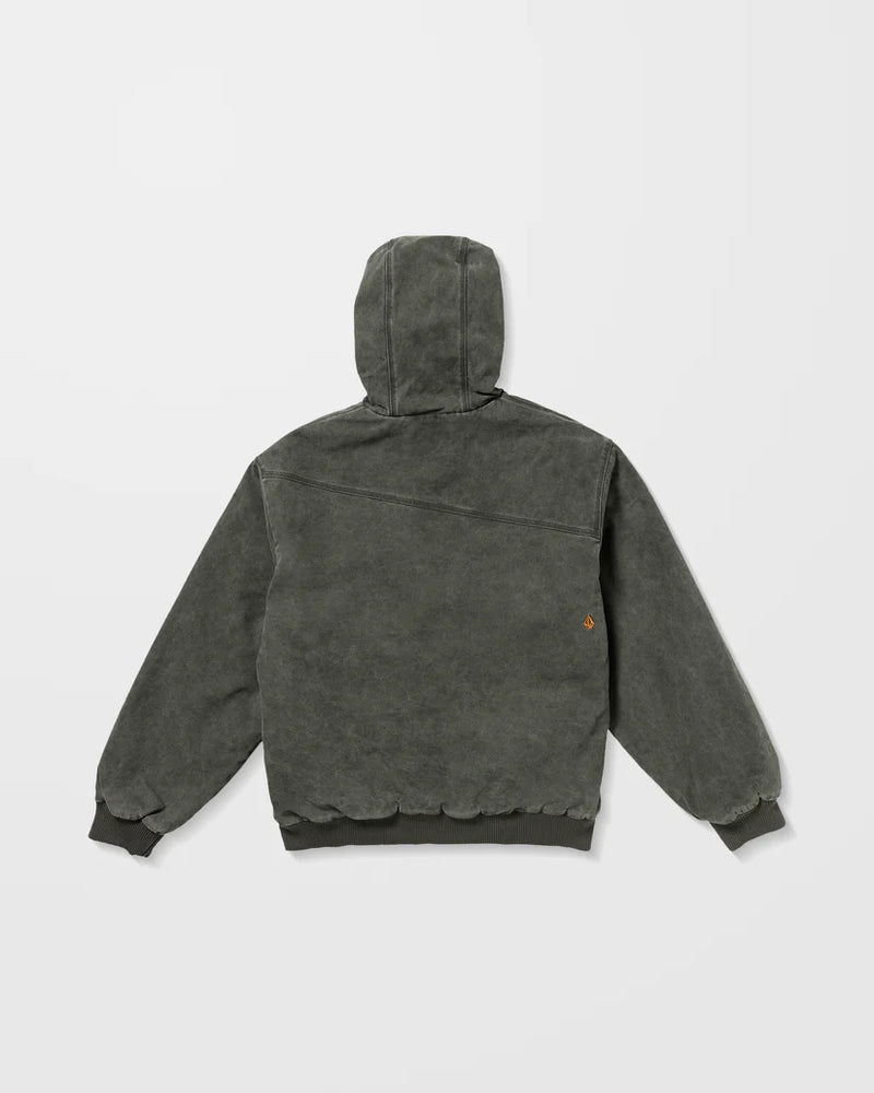 Load image into Gallery viewer, Volcom Men&#39;s Hamilstorm Jacket Rinsed Black A1732500_RIB
