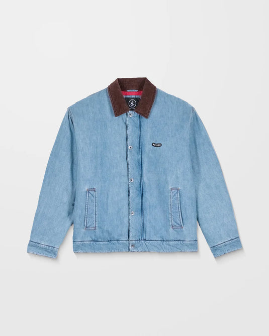Volcom Men's Stonewish Jacket Denim A1732502_DEN