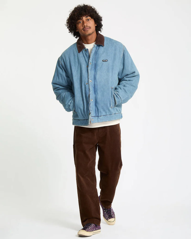 Load image into Gallery viewer, Volcom Men&#39;s Stonewish Jacket Denim A1732502_DEN
