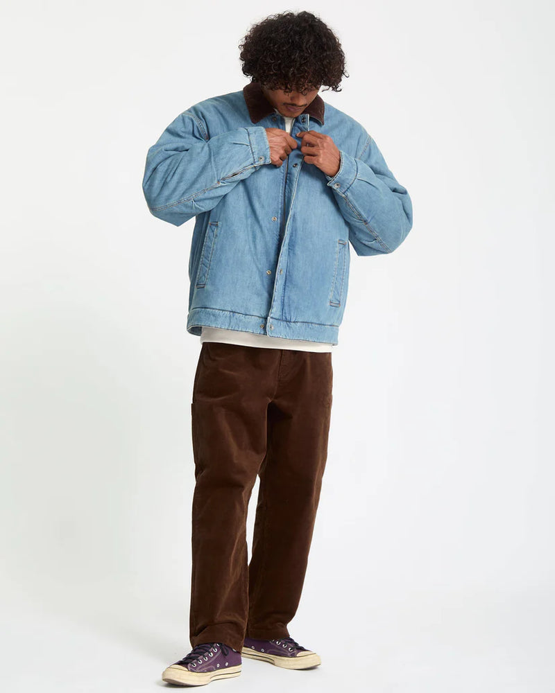 Load image into Gallery viewer, Volcom Men&#39;s Stonewish Jacket Denim A1732502_DEN
