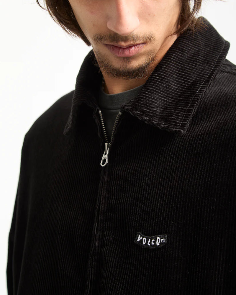 Load image into Gallery viewer, Volcom Men&#39;s Kurtis Jacket Black A1732503_BLK
