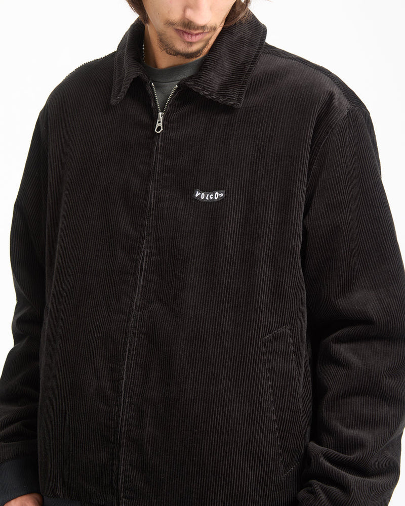 Load image into Gallery viewer, Volcom Men&#39;s Kurtis Jacket Black A1732503_BLK
