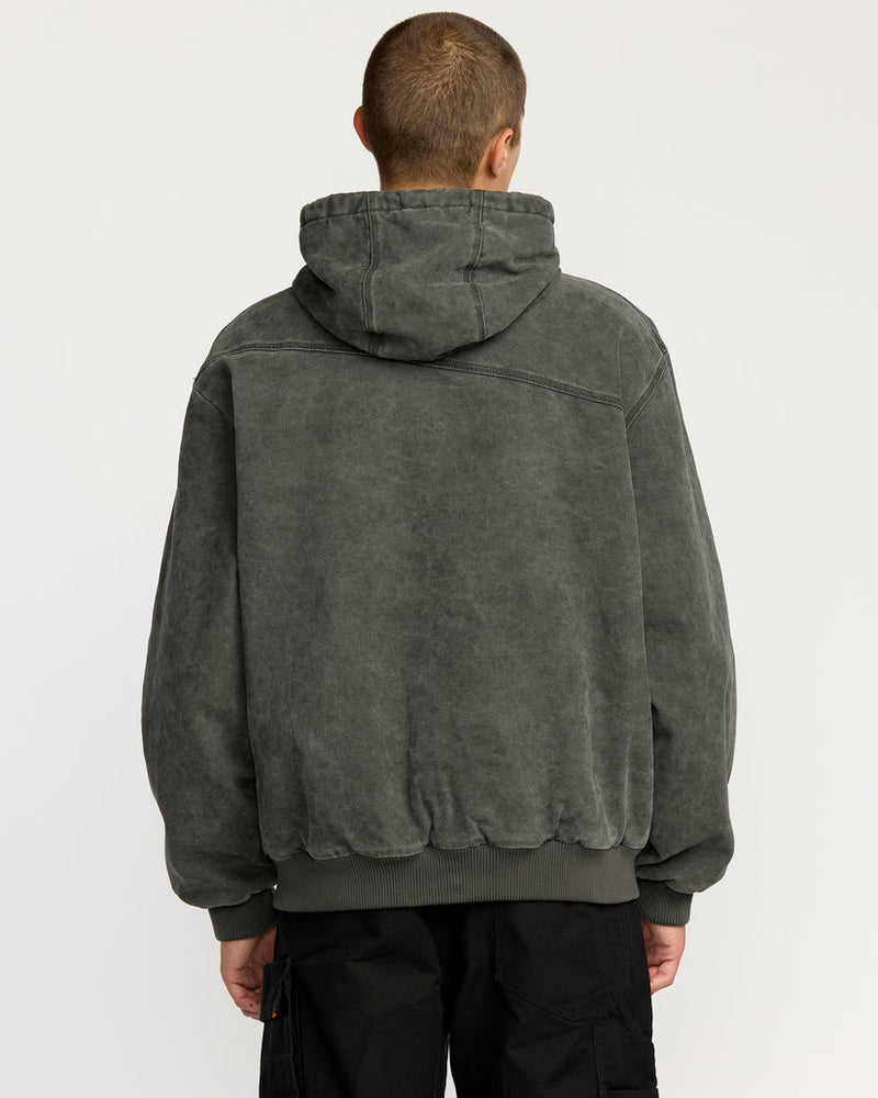 Load image into Gallery viewer, Volcom Men's Hamilstorm Jacket Rinsed Black A1732604-RIB
