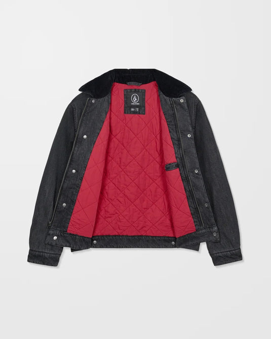 Volcom Men's Stonewish Jacket Black A1732607-BLK