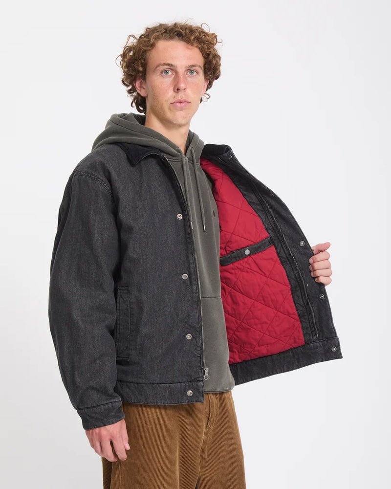 Load image into Gallery viewer, Volcom Men's Stonewish Jacket Black A1732607-BLK
