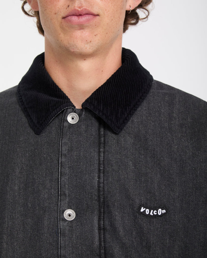 Load image into Gallery viewer, Volcom Men's Stonewish Jacket Black A1732607-BLK
