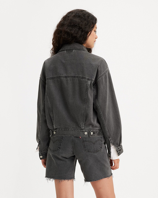 Levi's Womens  90's Trucker Jacket Be Kind Black A17430000