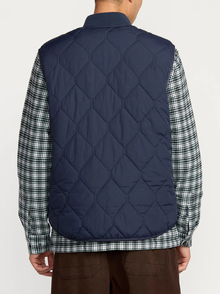 Load image into Gallery viewer, Volcom Men&#39;s Donsonic Vest Navy A1832500-NVY
