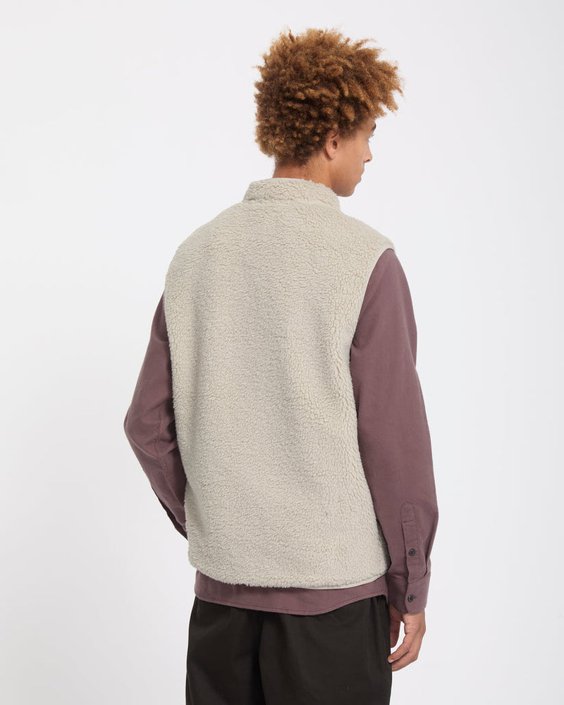 Load image into Gallery viewer, Volcom Men's Muzzer Fuzzar Vest Stone A1832602-STN
