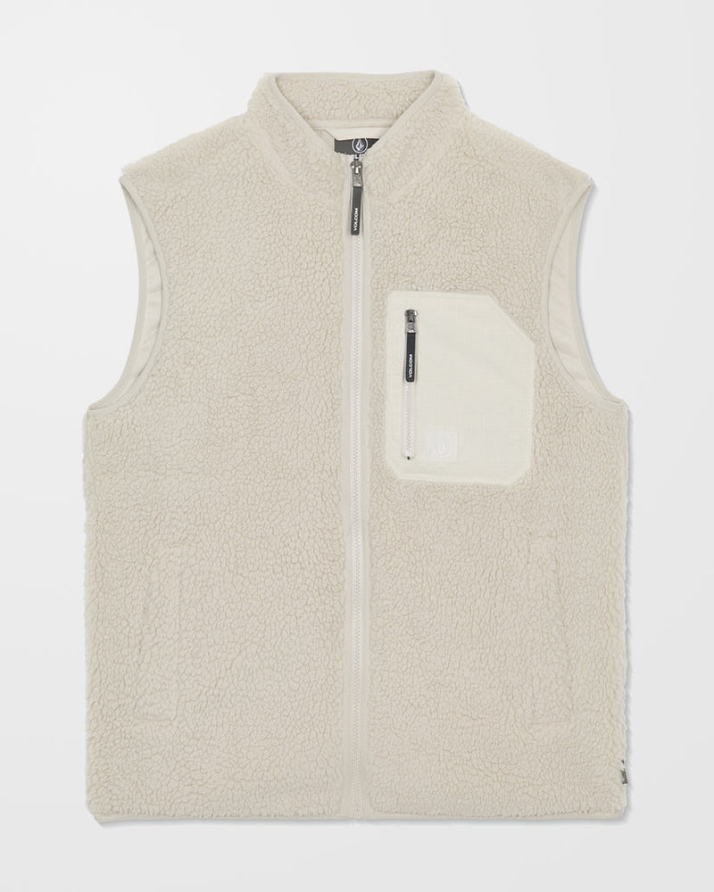 Load image into Gallery viewer, Volcom Men's Muzzer Fuzzar Vest Stone A1832602-STN
