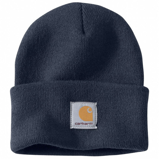 Carhartt Unisex Knit Cuffed Beanie Navy A18-NVY