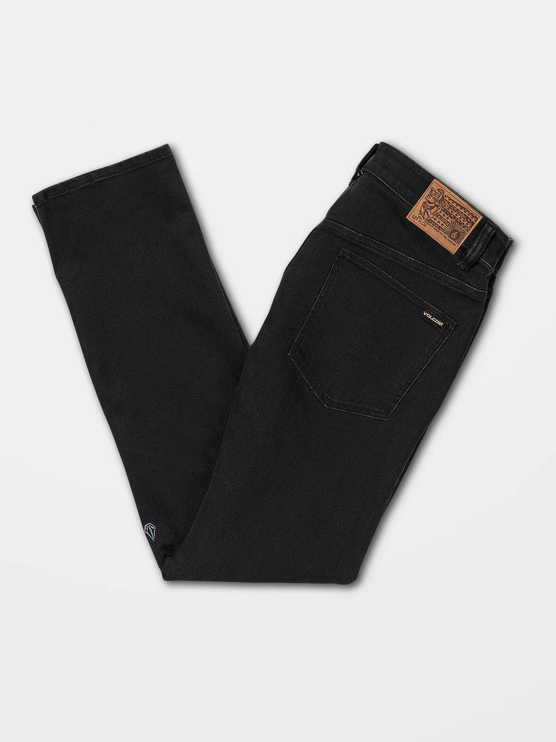 Load image into Gallery viewer, Volcom Men&#39;s Solver Denim Black Out A1912303_BKO
