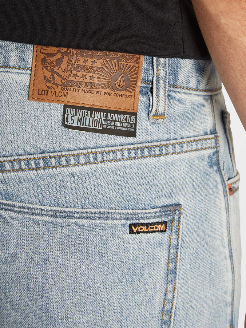 Load image into Gallery viewer, Volcom Men&#39;s Solver Denim Heavy Worn Faded A1912303_HWR
