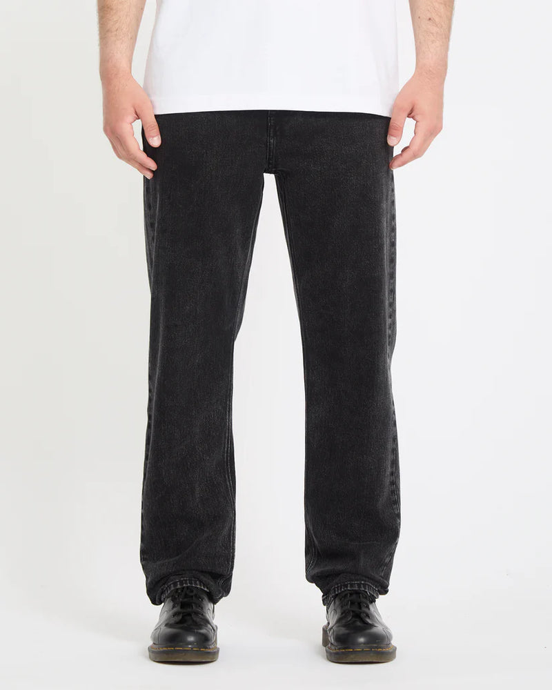 Load image into Gallery viewer, Volcom Men's Fivedown Jeans Blackity Black A1912615-BBK
