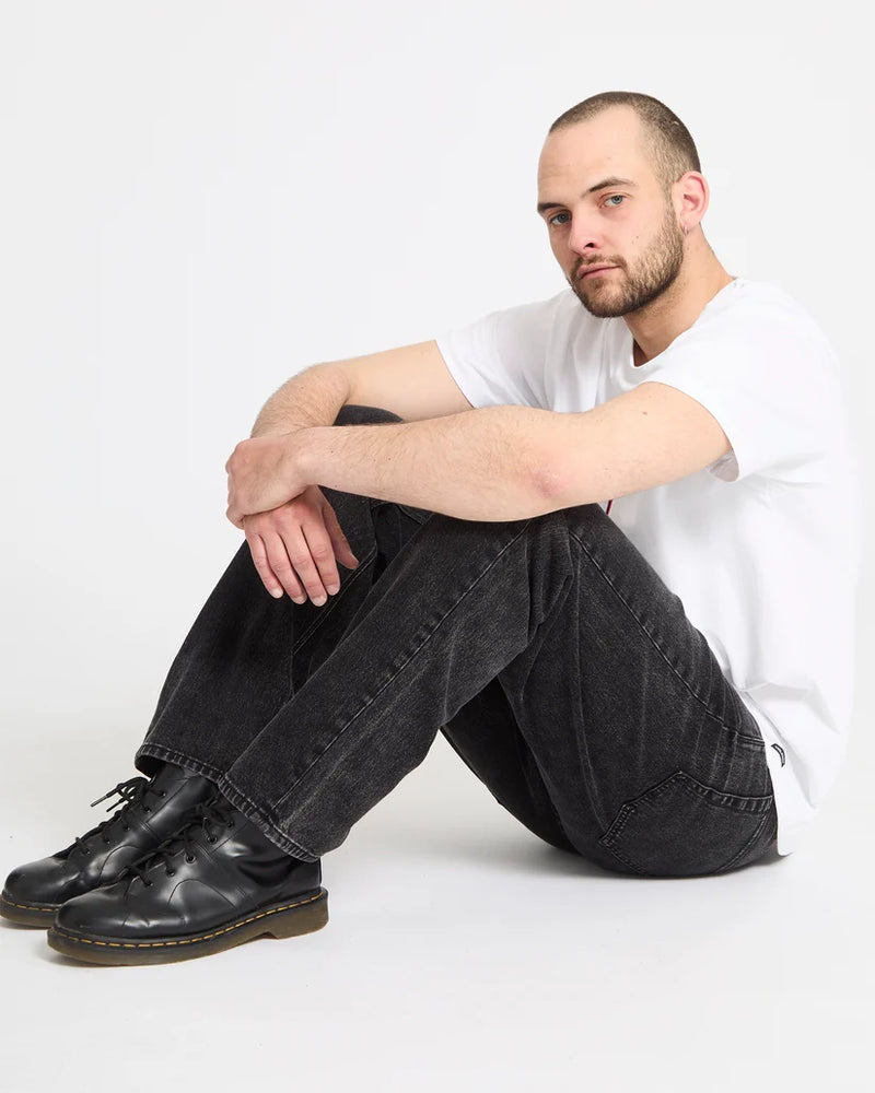 Load image into Gallery viewer, Volcom Men's Fivedown Jeans Blackity Black A1912615-BBK
