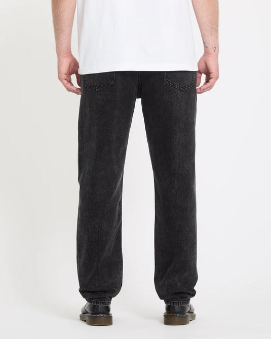 Volcom Men's Fivedown Jeans Blackity Black A1912615-BBK