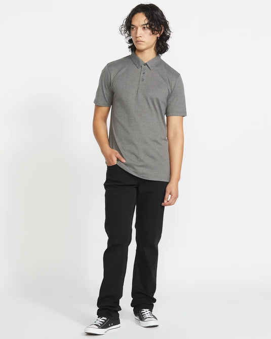 Volcom Men's Solver Jeans Black Out A1912617-BKO