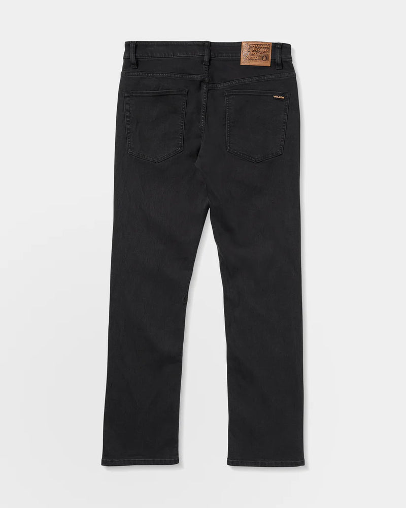 Load image into Gallery viewer, Volcom Men's Solver Jeans Black Out A1912617-BKO
