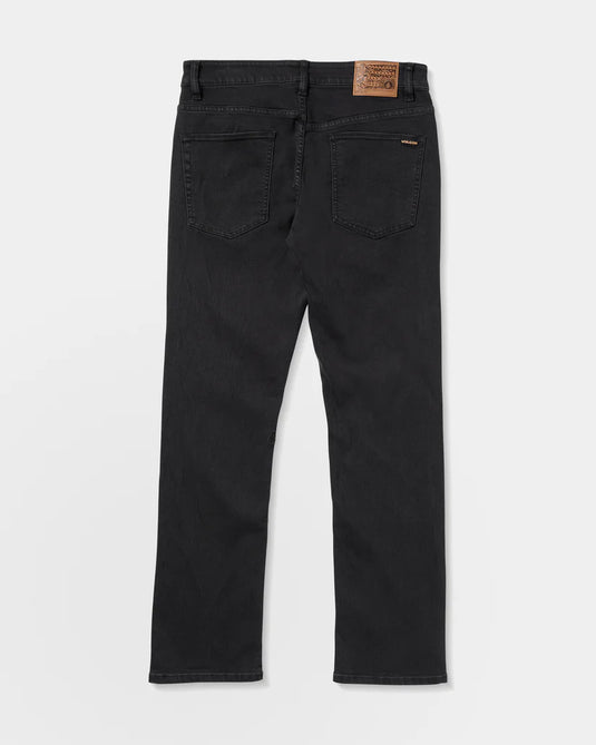 Volcom Men's Solver Jeans Black Out A1912617-BKO