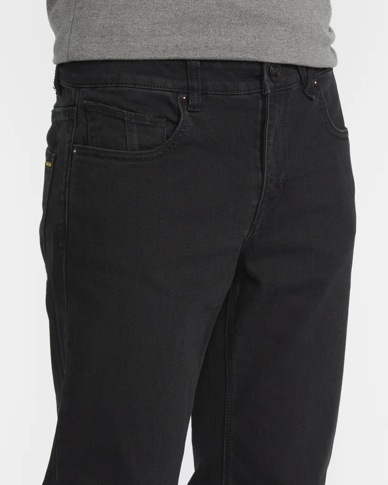 Load image into Gallery viewer, Volcom Men's Solver Jeans Black Out A1912617-BKO
