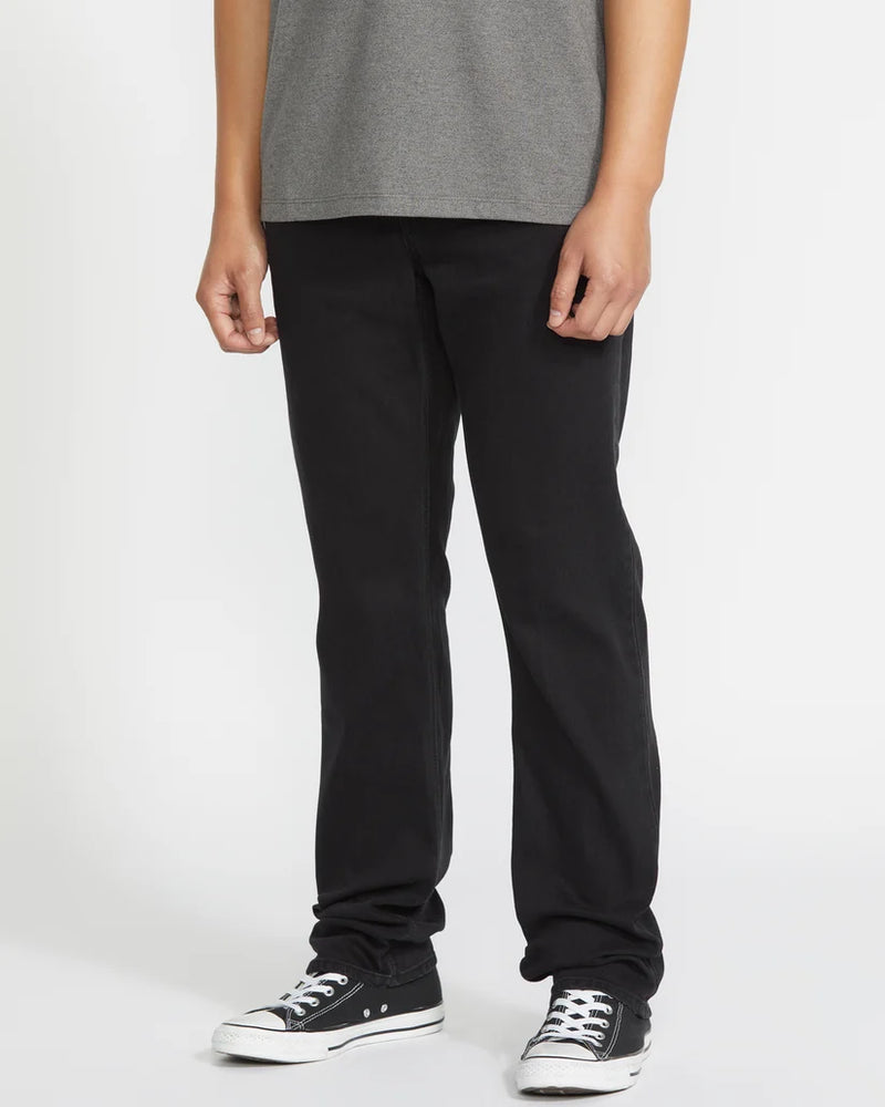 Load image into Gallery viewer, Volcom Men's Solver Jeans Black Out A1912617-BKO
