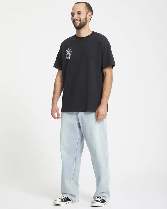 Volcom Men's Billow Jeans Desert Dirt Indigo A1932205_DDN