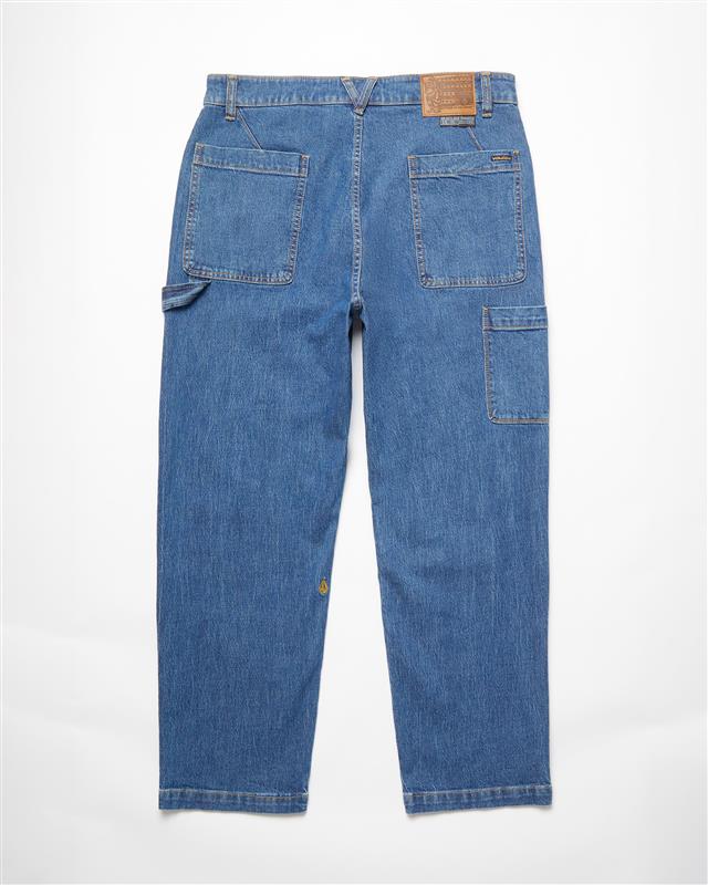 Load image into Gallery viewer, Volcom Men&#39;s Kraftsman II Jeans Bold Blue A1932401_BDL
