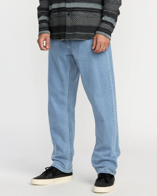 Volcom Men's Fivedown Jeans Camper Blue A1932502-CMP