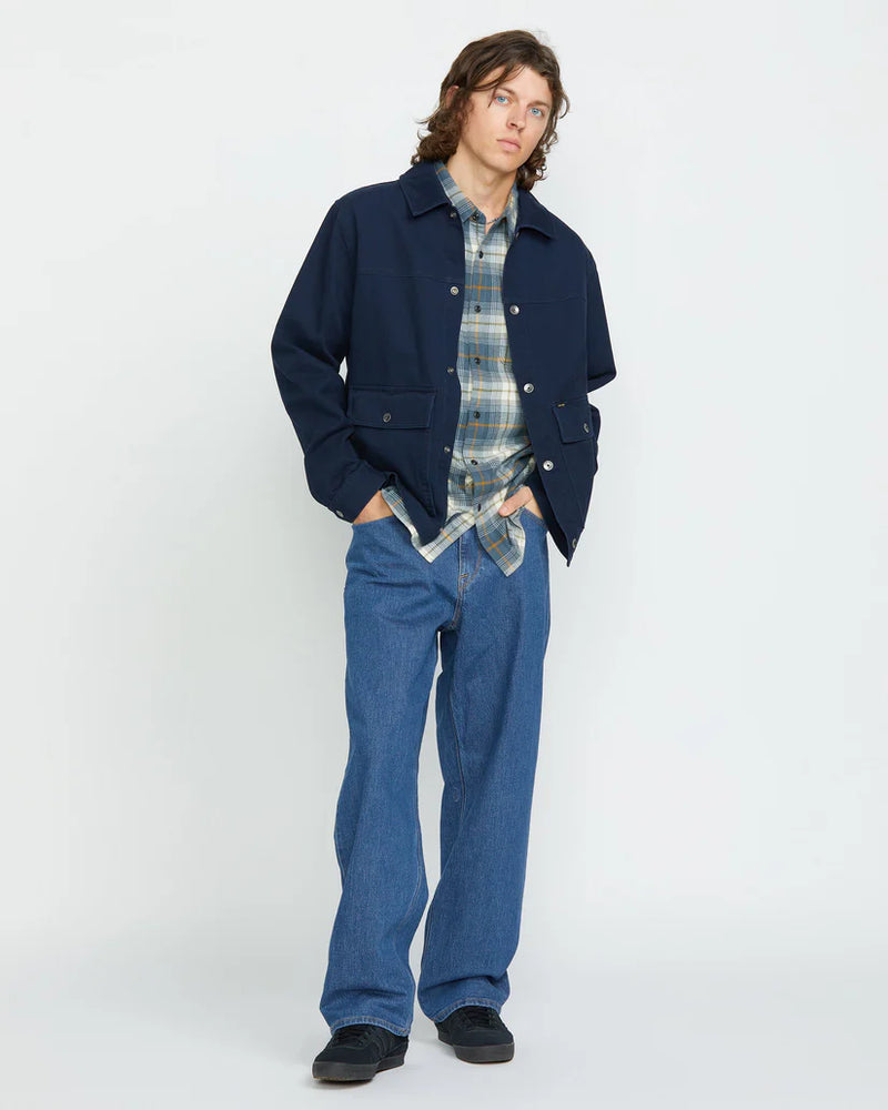 Load image into Gallery viewer, Volcom Men&#39;s Billow Jeans Bold Blue A1932508_BDL
