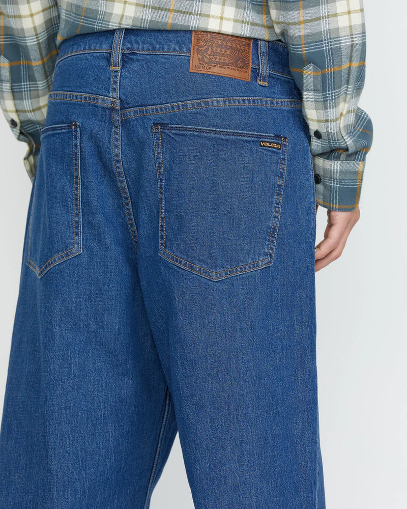 Load image into Gallery viewer, Volcom Men&#39;s Billow Jeans Bold Blue A1932508_BDL
