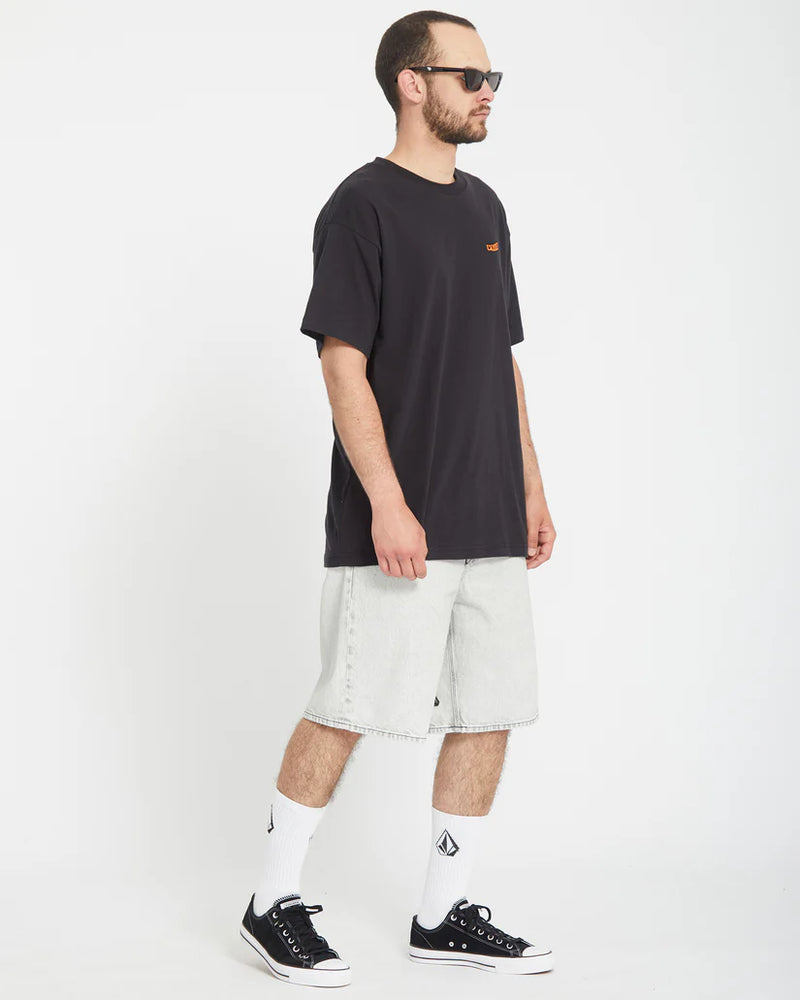 Load image into Gallery viewer, Volcom Men&#39;s Billow Denim Relaxed Fit Shorts Bone A2012200_BNE
