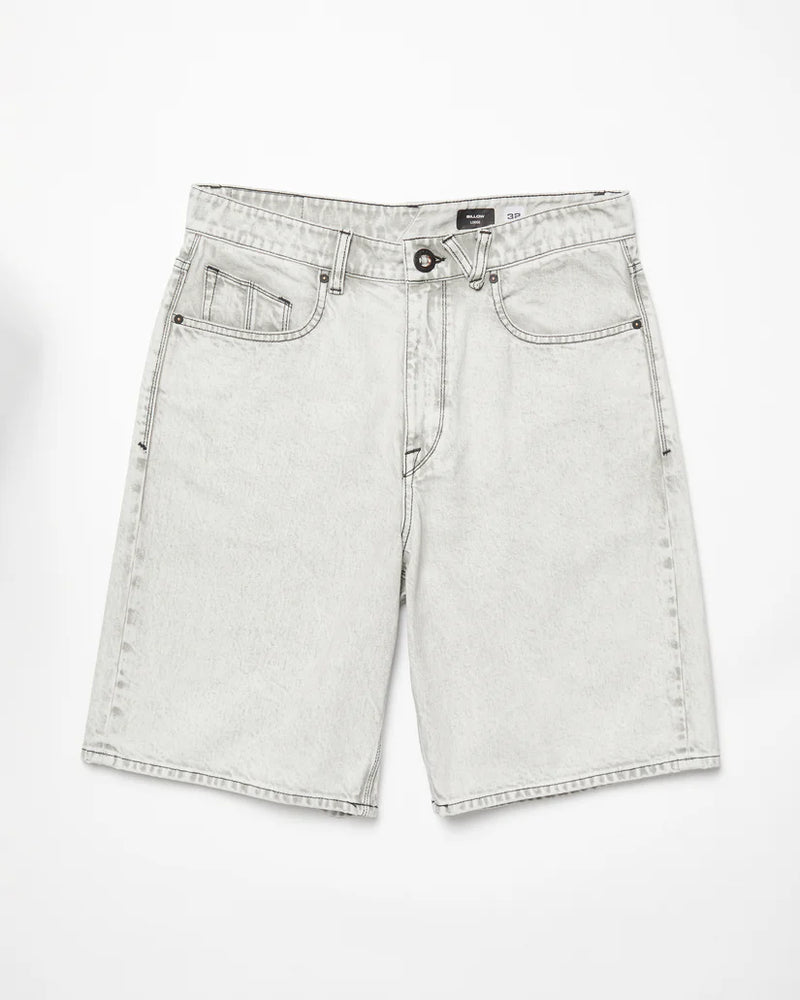 Load image into Gallery viewer, Volcom Men&#39;s Billow Denim Relaxed Fit Shorts Bone A2012200_BNE
